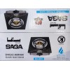 SAGA SINGLE BURNER GLASS TOP GAS STOVE SG-2001